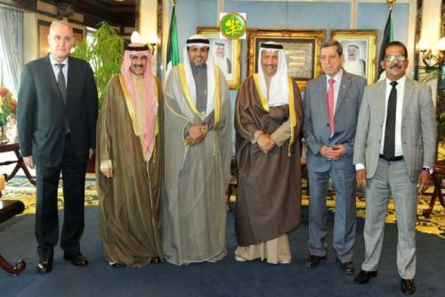 Président de l'Union des agences de presse arabes (FANA), cheikh Moubarak El-Ibrahim Al-Sabah 